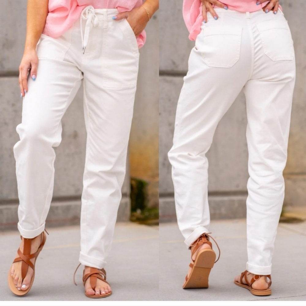 Judy Blue High Rise White Jeans